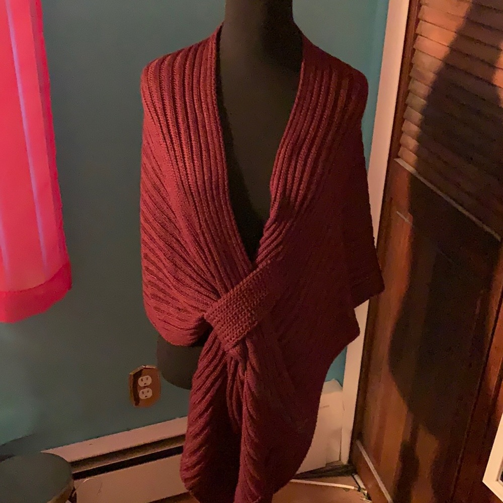 Chico’s Maroon Shawl